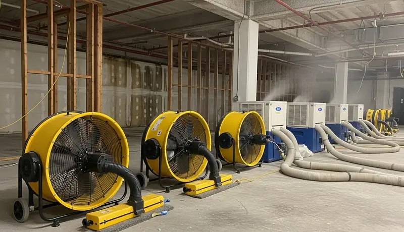 Rapid Structural Drying Project in Los Gatos, CA in Los Gatos, CA